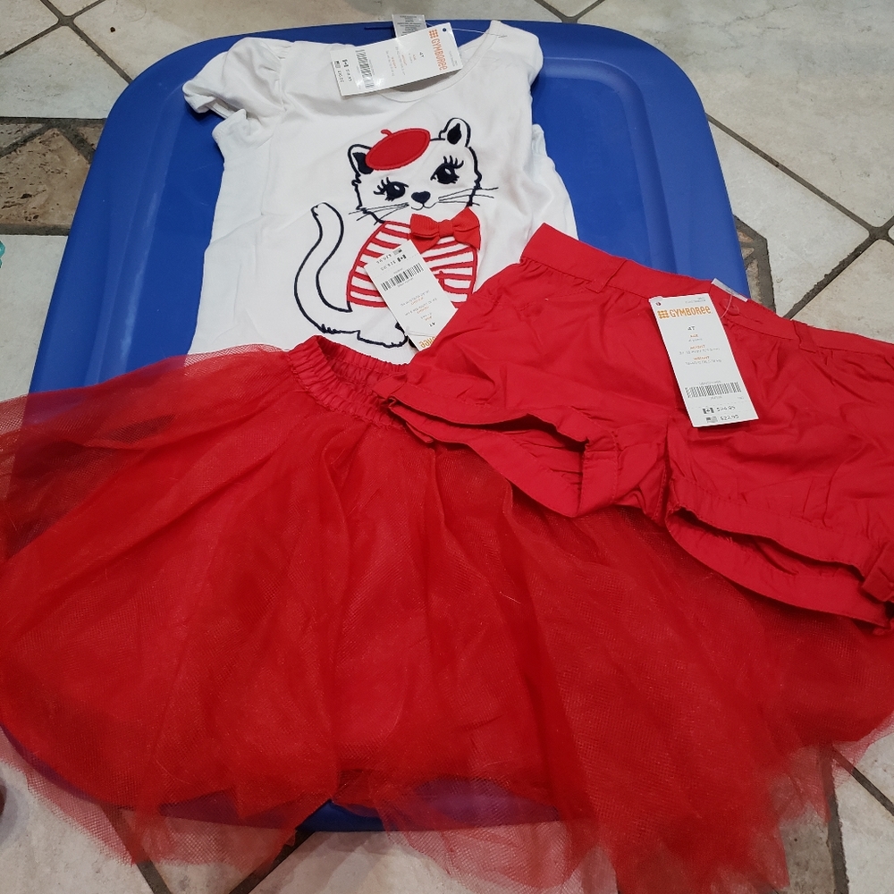 Nwt outlet gymboree 3 piece set size 4t
